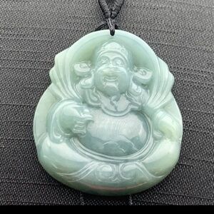 God of wealth caishen god jadeite jade certificate green